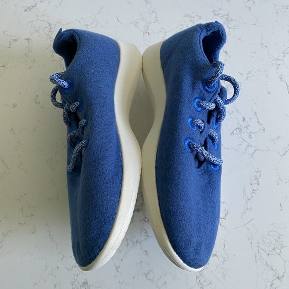 NWT Allbirds Limited Edition Hazy Cobalt Women’s Wool Runners Sneakers Size 7 - Picture 5 of 12